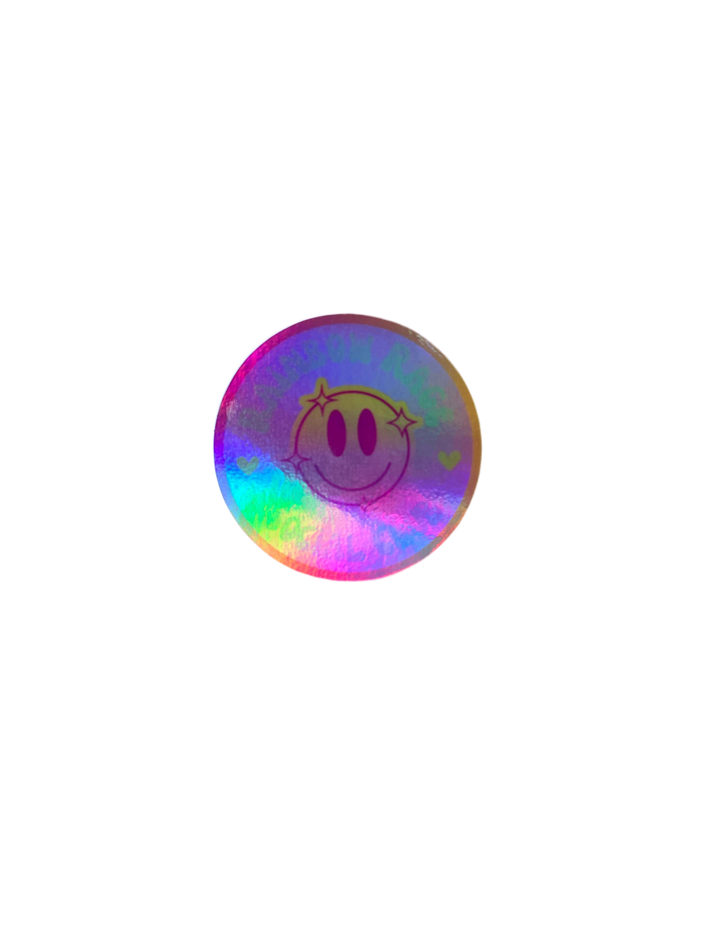 Smile Secret Club Holographic obsessed Sticker