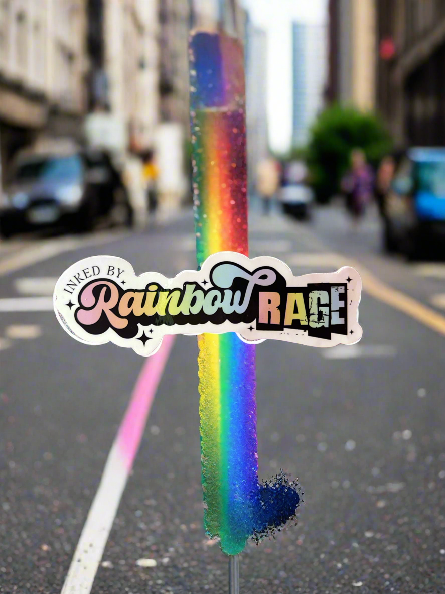 Inked By Rainbow Rage Sticker