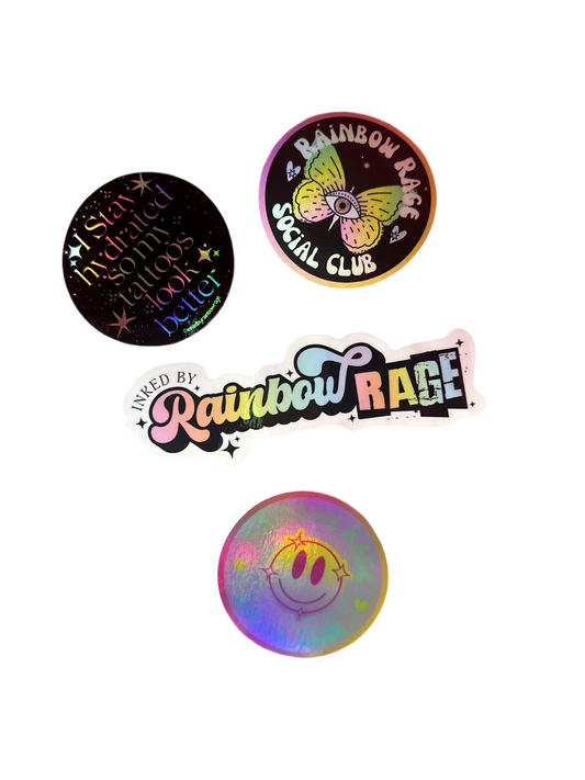 Rainbow Sticker Pack (4-Piece Set)