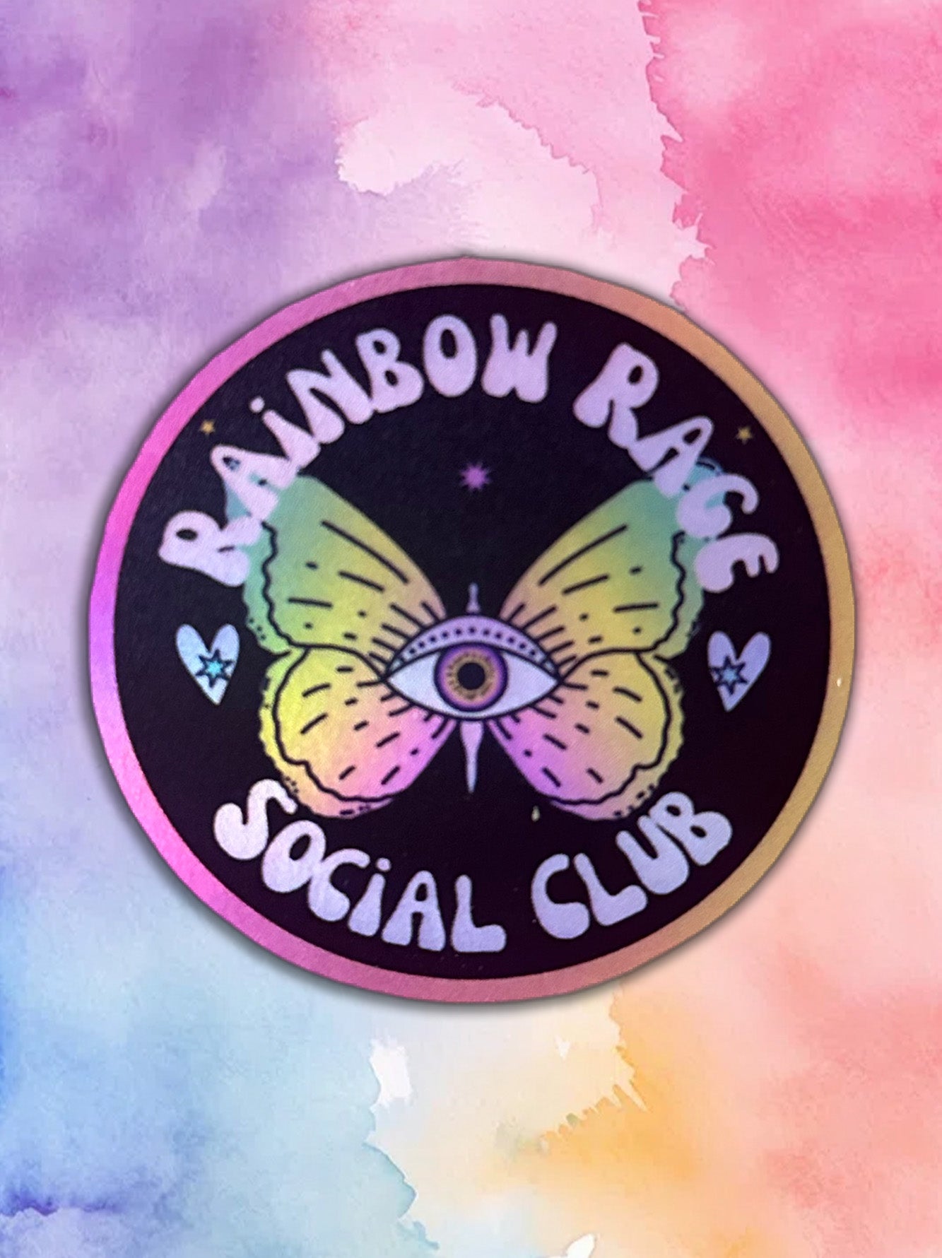 Rainbow Rage Social Club Sticker