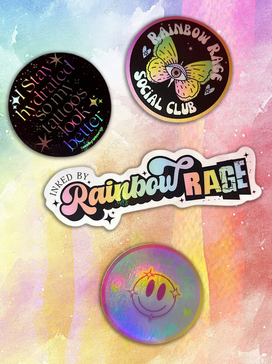 Rainbow Sticker Pack (4-Piece Set)